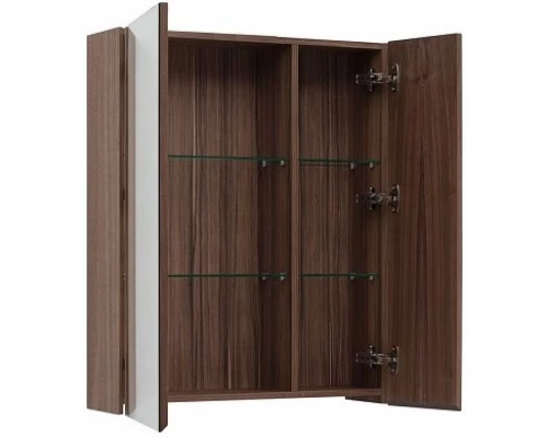 Зеркальный шкаф 70x87,3 см орех L Aquanet Нью-Йорк 00203952