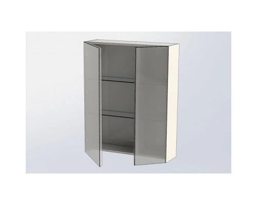 Зеркальный шкаф 70x87,3 см орех L Aquanet Нью-Йорк 00203952