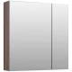 Зеркальный шкаф 85x87,3 см орех L Aquanet Нью-Йорк 00203954