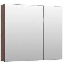 Зеркальный шкаф 100x87,3 см орех L Aquanet Нью-Йорк 00203955