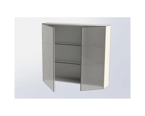 Зеркальный шкаф 100x87,3 см орех L Aquanet Нью-Йорк 00203955