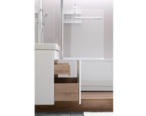 Тумба белый глянец 59 см Aquanet София 00196956