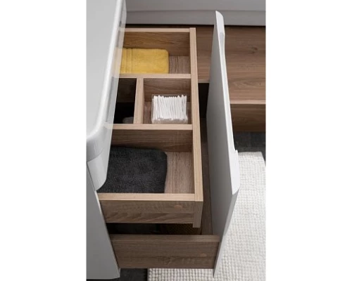 Тумба белый глянец 59 см Aquanet София 00196956