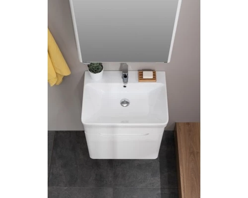 Тумба белый глянец 59 см Aquanet София 00196956