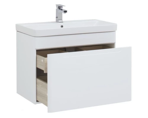 Тумба белый глянец 78,5 см Aquanet София 00199869