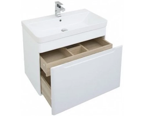 Тумба белый глянец 78,5 см Aquanet София 00199869