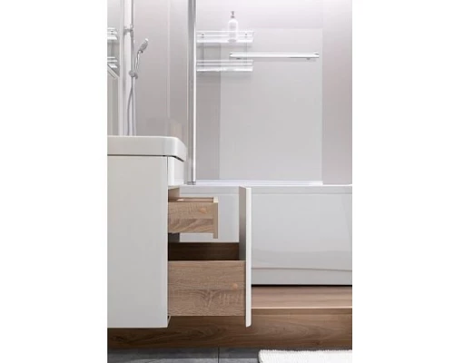 Тумба белый глянец 78,5 см Aquanet София 00199869