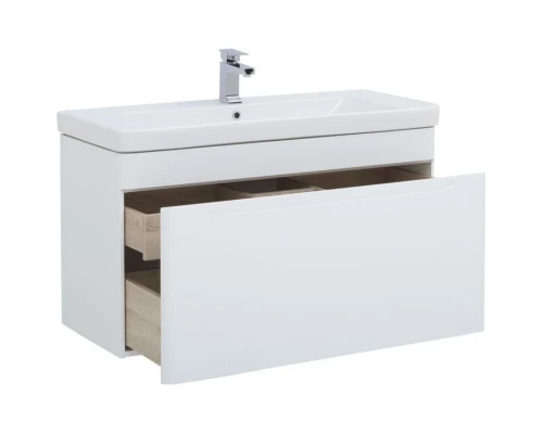 Тумба белый глянец 103,7 см Aquanet София 00199870