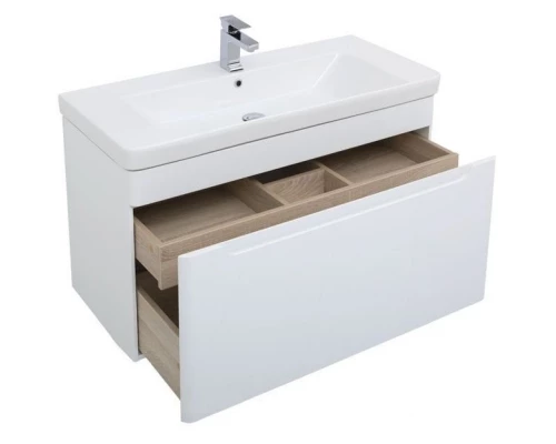 Тумба белый глянец 103,7 см Aquanet София 00199870