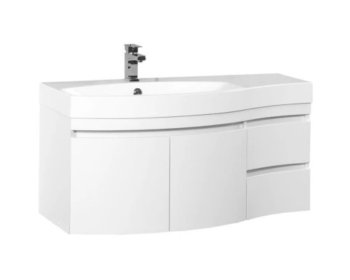 Тумба белый глянец 115 см L Aquanet Опера 00169613