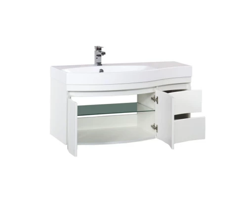 Тумба белый глянец 115 см L Aquanet Опера 00169613