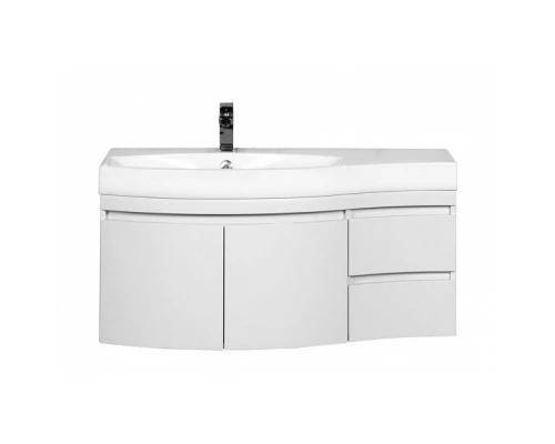 Тумба белый глянец 115 см L Aquanet Опера 00169613