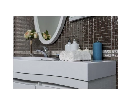 Зеркало 70x110 см белый глянец Aquanet Опера 00169607