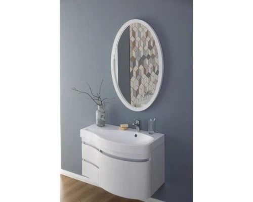 Зеркало 70x110 см белый глянец Aquanet Опера 00169607