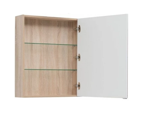 Зеркальный шкаф 62,2x75 см дуб сонома R Aquanet Остин 00201733