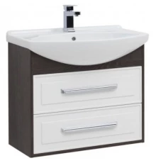 Тумба белый глянец/дуб кантербери 72,5 см Aquanet Остин 00201730