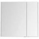 Зеркальный шкаф 82,5x75 см белый глянец L Aquanet Остин 00203924