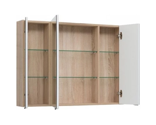 Зеркальный шкаф 100,5x75 см дуб сонома Aquanet Остин 00201728