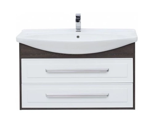 Тумба белый глянец/дуб кантербери 100,5 см Aquanet Остин 00201731