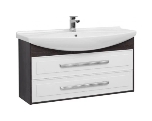 Тумба белый глянец/дуб кантербери 116 см Aquanet Остин 00201723