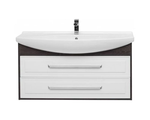 Тумба белый глянец/дуб кантербери 116 см Aquanet Остин 00201723