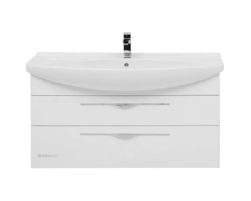 Тумба белый глянец 116 см Aquanet Ирвин 00203975