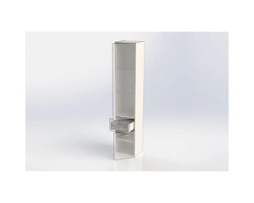 Пенал подвесной белый глянец R Aquanet Ирвин 00203983