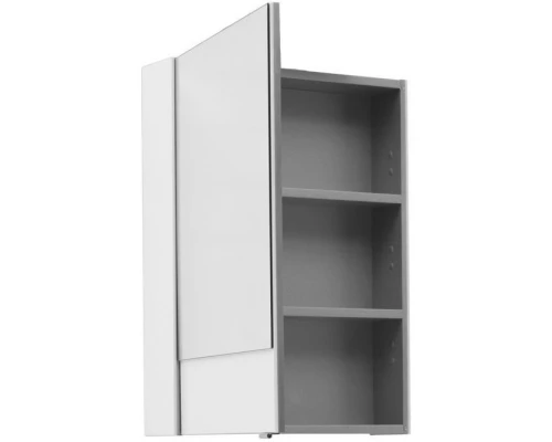 Зеркальный шкаф 50x67 см белый L Aquanet Верона 00207763