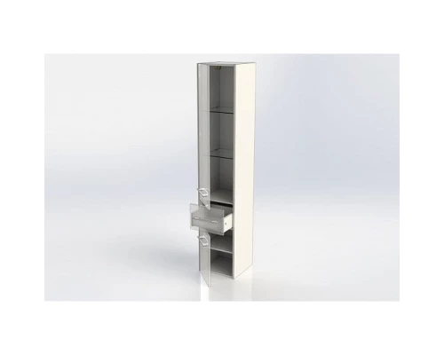 Пенал подвесной белый глянец R Aquanet Августа 00210016