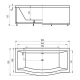 Акриловая ванна 180x90 см Aquatek Гелиос GEL180-0000085