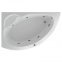 Акриловая гидромассажная ванна 170x110 см левая пневматическое управление премиум форсунки Aquatek Аякс 2 Акриловая гидромассажная ванна 170x110 см левая пневматическое управление премиум форсунки Aquatek Аякс 2