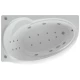 Акриловая гидромассажная ванна 160x97 см левая пневматическое управление стандартные форсунки Aquatek Бетта-160