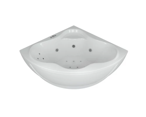 Акриловая гидромассажная ванна 135x135 см пневматическое управление стандартные форсунки Aquatek Галатея