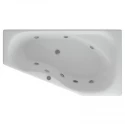 Акриловая гидромассажная ванна 170x95 см правая пневматическое управление премиум форсунки Aquatek Медея Акриловая гидромассажная ванна 170x95 см правая пневматическое управление премиум форсунки Aquatek Медея