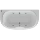 Акриловая гидромассажная ванна 180x95 см пневматическое управление премиум форсунки Aquatek Мелисса