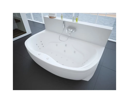 Акриловая гидромассажная ванна 180x95 см пневматическое управление премиум форсунки Aquatek Мелисса