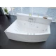 Акриловая гидромассажная ванна 180x125 см левая пневматическое управление стандартные форсунки Aquatek Оракул