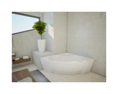 Акриловая гидромассажная ванна 156x156 см пневматическое управление стандартные форсунки Aquatek Поларис 2