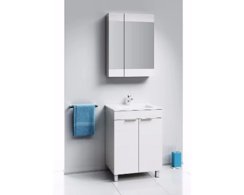 Зеркальный шкаф без подсветки сосна магия 60х80 см Aqwella Brig Br.04.06/SM