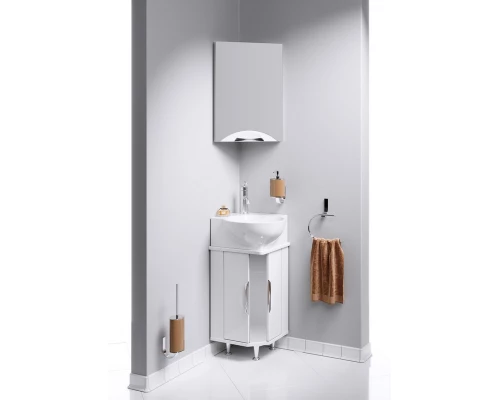 Зеркальный шкаф угловой Aqwella Delta Del-m.04.33