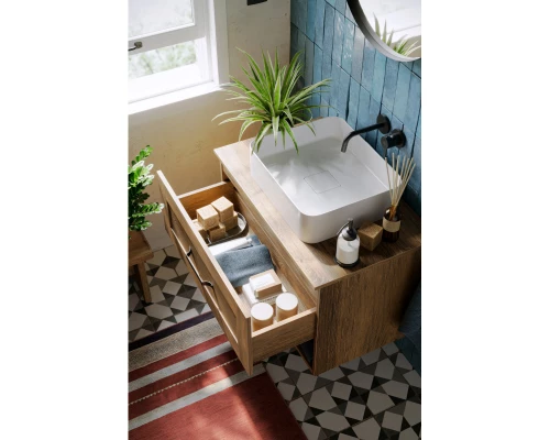 Тумба дуб балтийский 80 см Aqwella Craft CRF0108DB