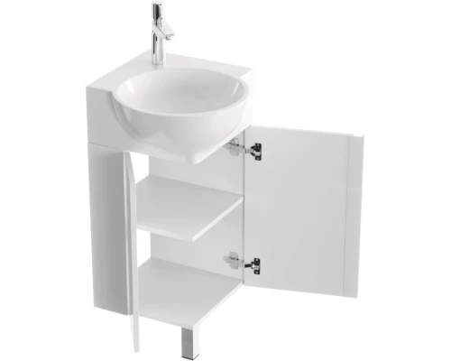 Тумба белый глянец 35,5x35,5 см Aqwella Porto POR0104WW