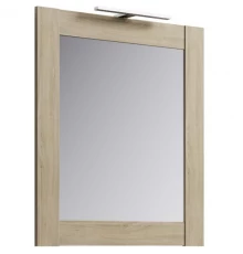 Зеркало 70х80 см с подсветкой дуб сонома Aqwella 5 Stars Symphony Sim.02.07/DS