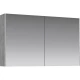 Зеркальный шкаф 100х60 см бетон светлый Aqwella 5 Stars Mobi MOB0410/MOB0717BS/Z