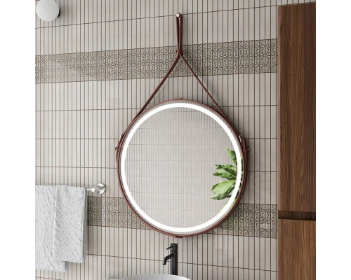 Зеркало 65x65 см Art&Max Milan AM-Mil-650-DS-F-Brown