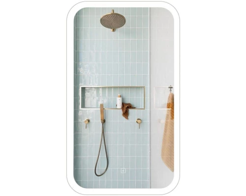 Зеркало 40x70 см Art&Max Bianchi AM-Bianchi-400-700-DS-F