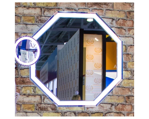 Зеркало 70x70 см Art&Max Argo AM-Arg-700-700-DS-F