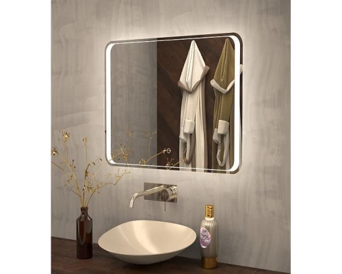 Зеркало 80x80 см Art&Max Elegant AM-Ele-800-800-DS-F