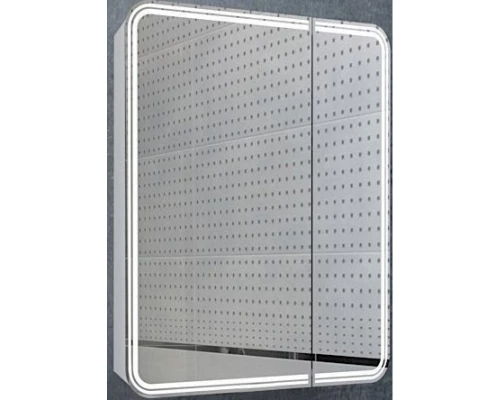 Зеркальный шкаф 80x80 см белый L Art&Max Verona AM-Ver-800-800-2D-L-DS-F