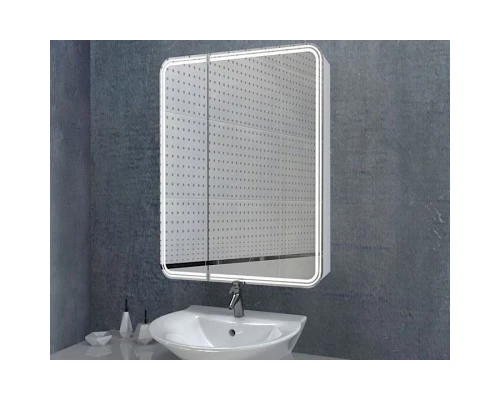 Зеркальный шкаф 80x80 см белый R Art&Max Verona AM-Ver-800-800-2D-R-DS-F